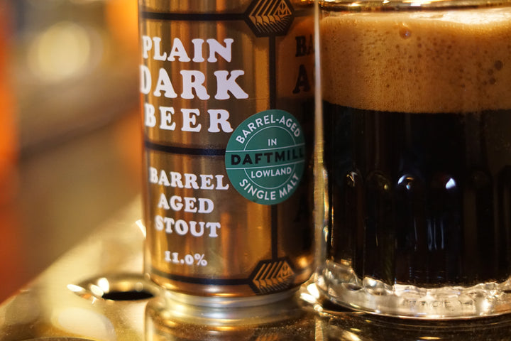 Barrel Aged Plain Dark Beer - Daft Mill Edition
