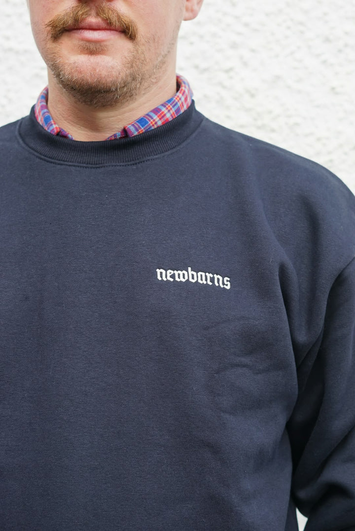 Navy Newbarns Crewneck